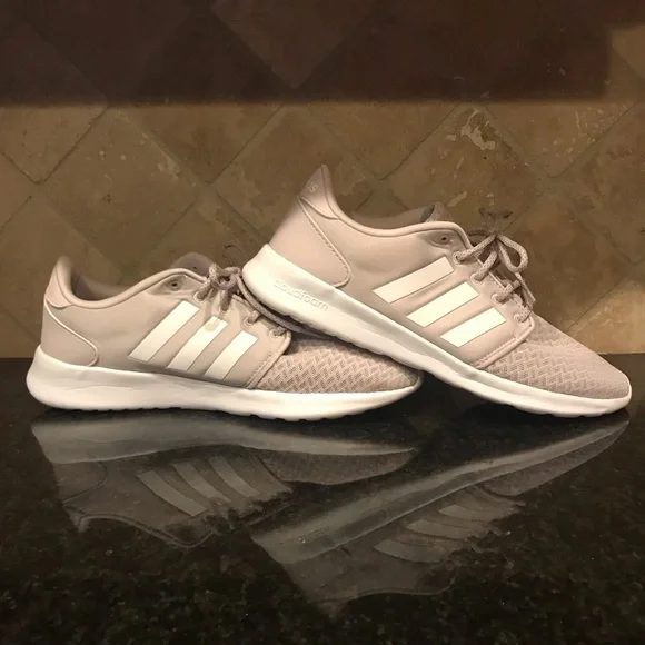 adidas | Shoes | Adidas Cloudfoam Qt Racer Shoe Womens Running Size Ice  Purplewhite | Poshmark